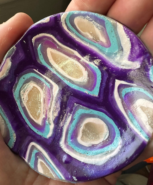 Purple Galaxy Trinket Bowl