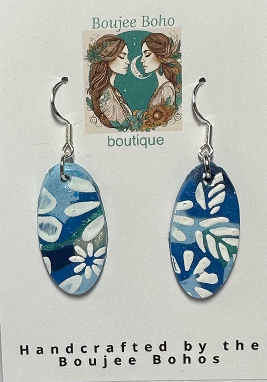 Blue Garden Earrings
