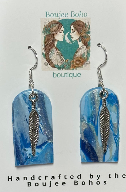 Boujee Blue Earrings