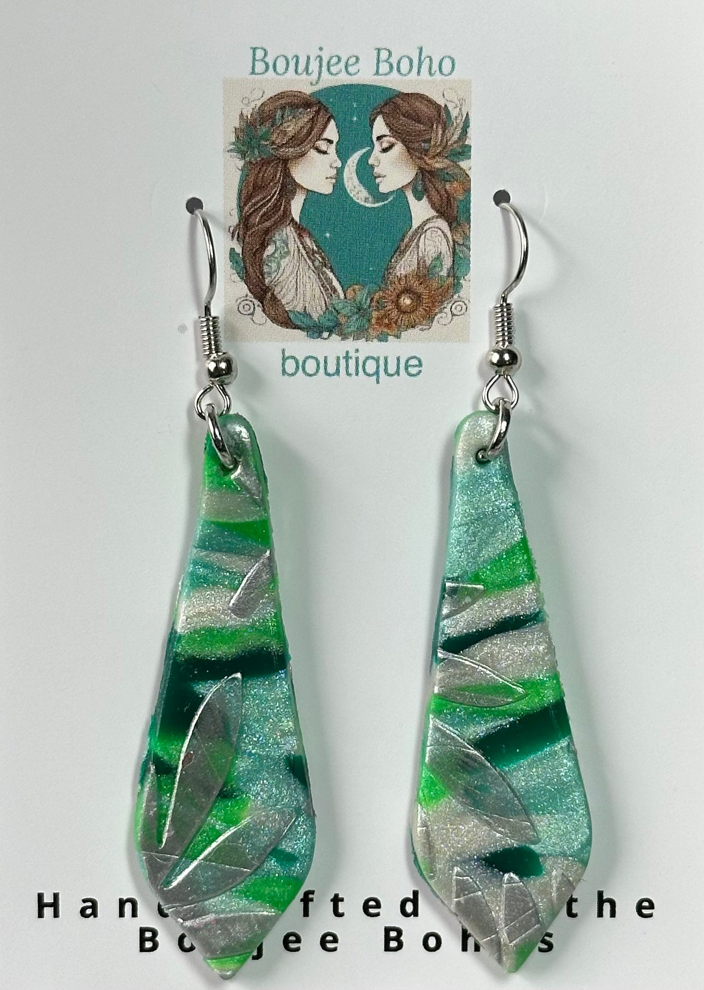 Greenie Green Earrings