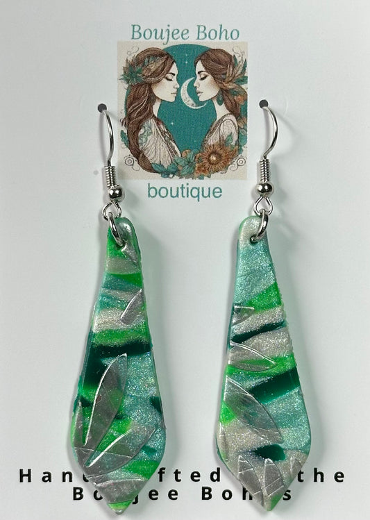 Greenie Green Earrings