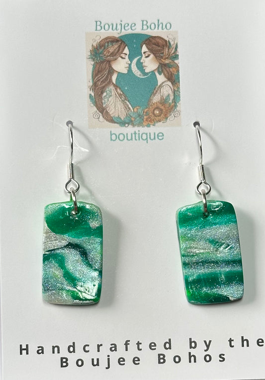 Green Fun Earrings