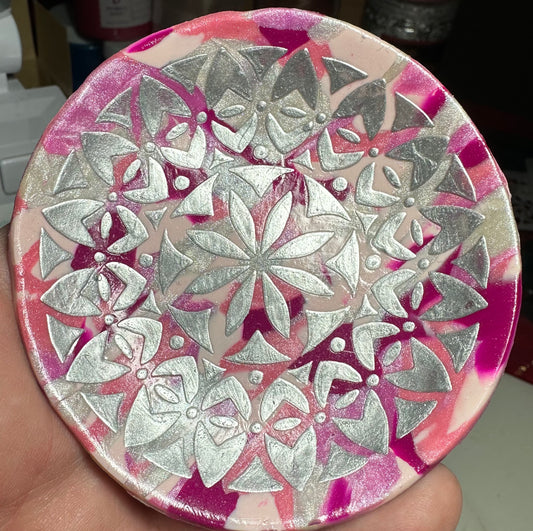 Pretty in Pink trinket dish