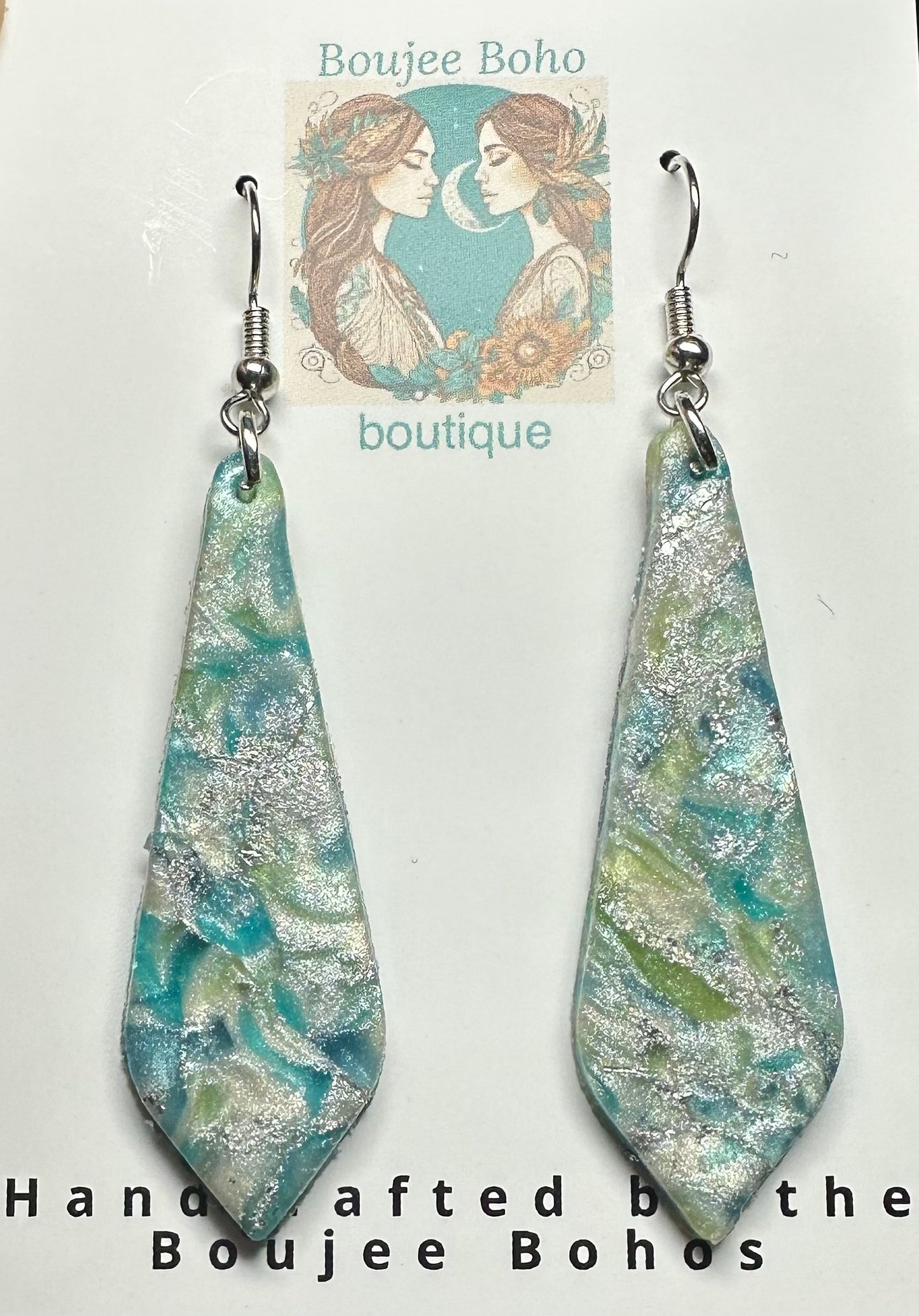 Crystal Clear Ocean Earrings