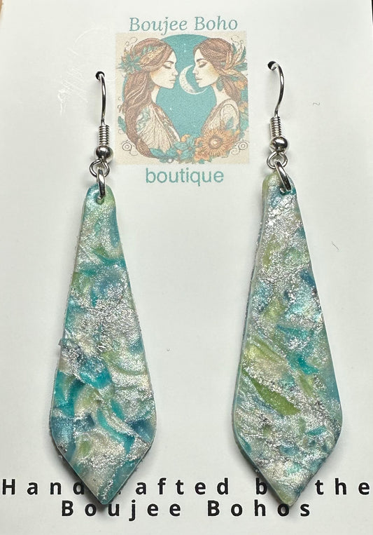 Crystal Clear Ocean Earrings