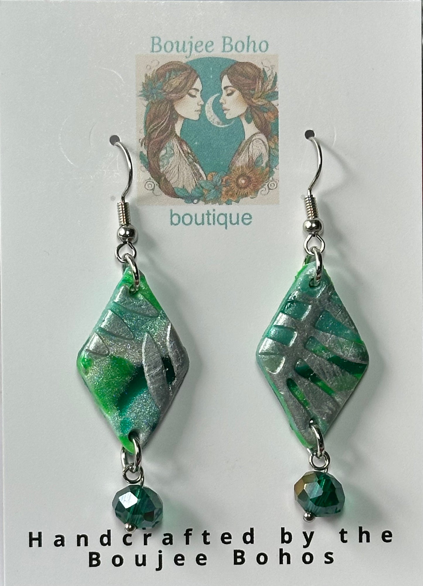 Green Goddess Earrings