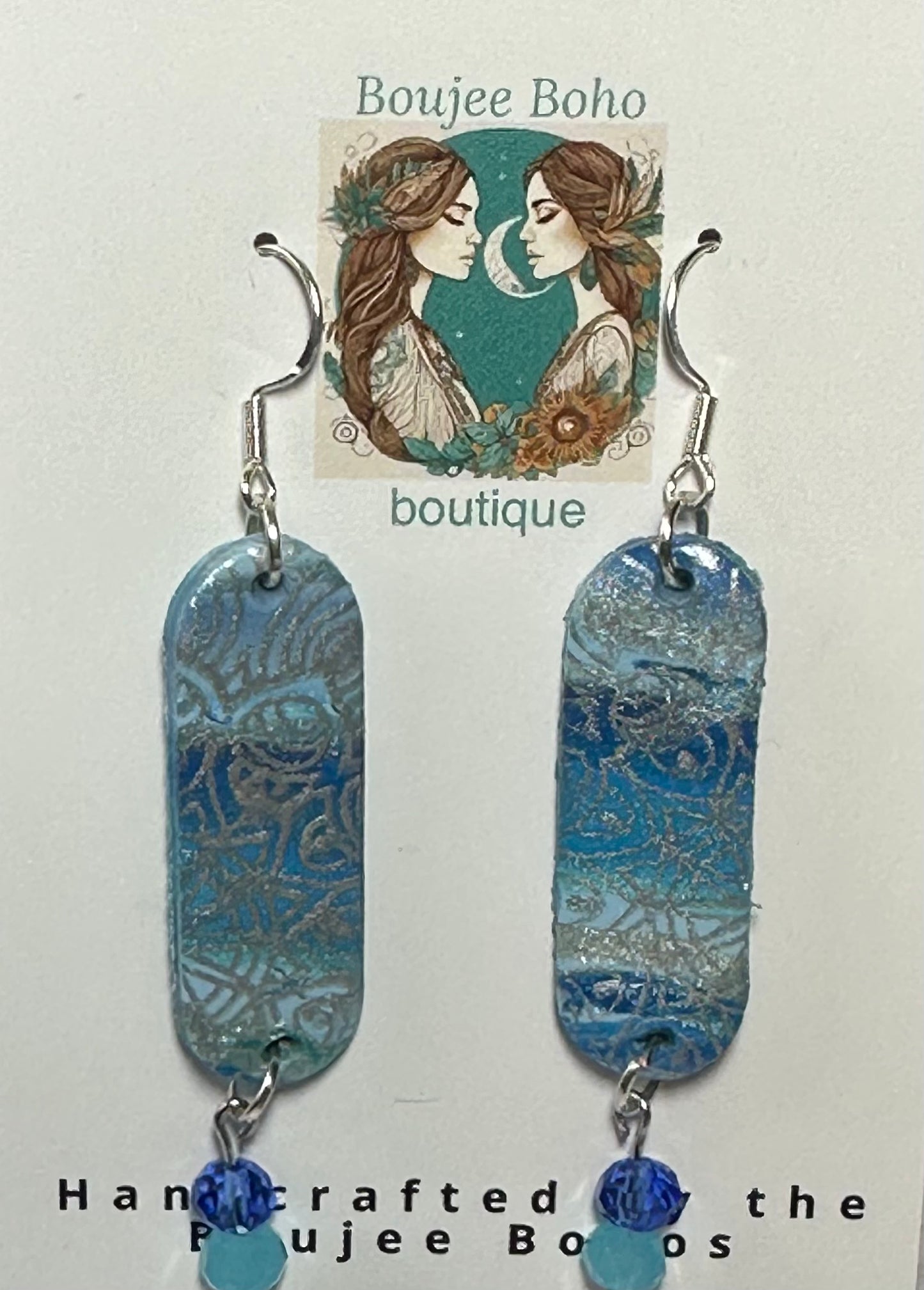 Blue Boho Earrings