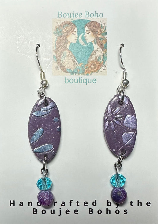 Deep Purple Earrings