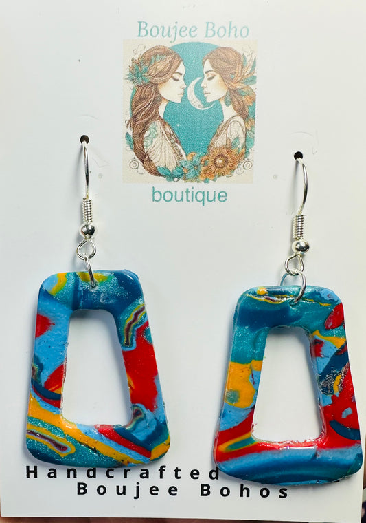 Rainbow Riptide Earrings