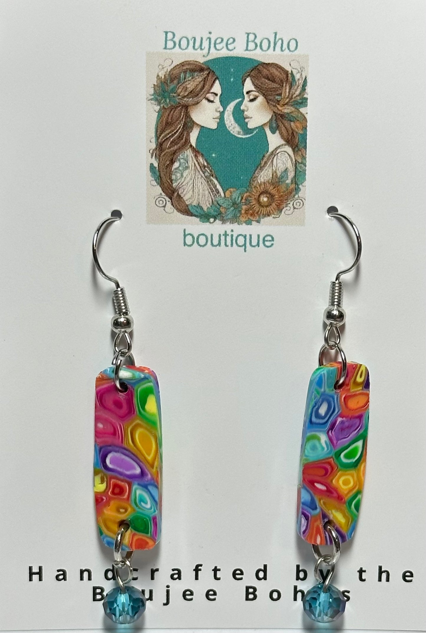 Retro Rainbow Earrings
