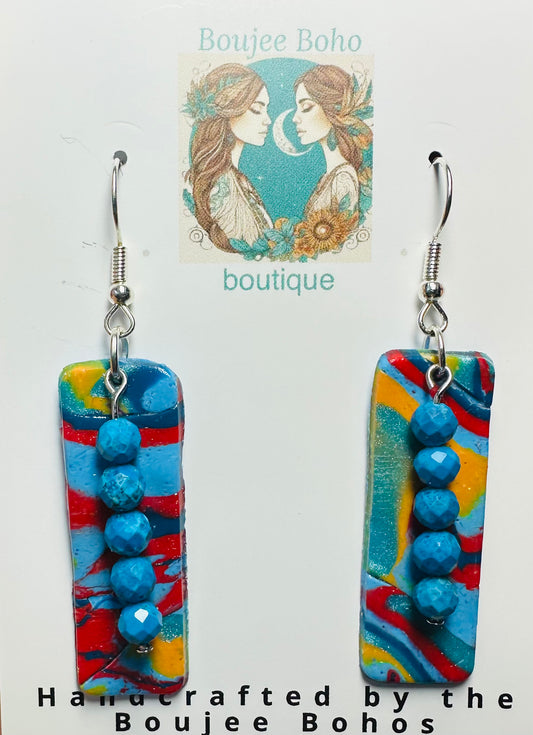 Turquoise Falls Earrings