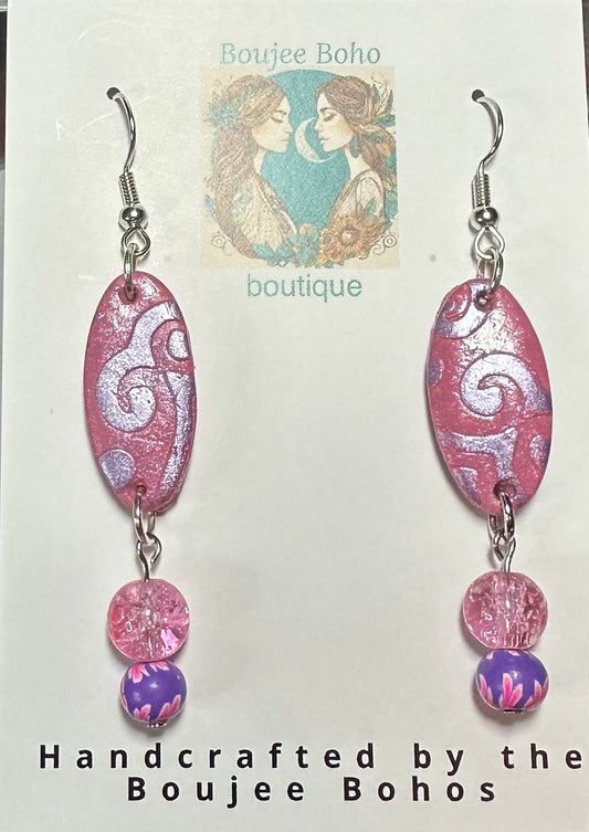 Rose Galaxy earrings