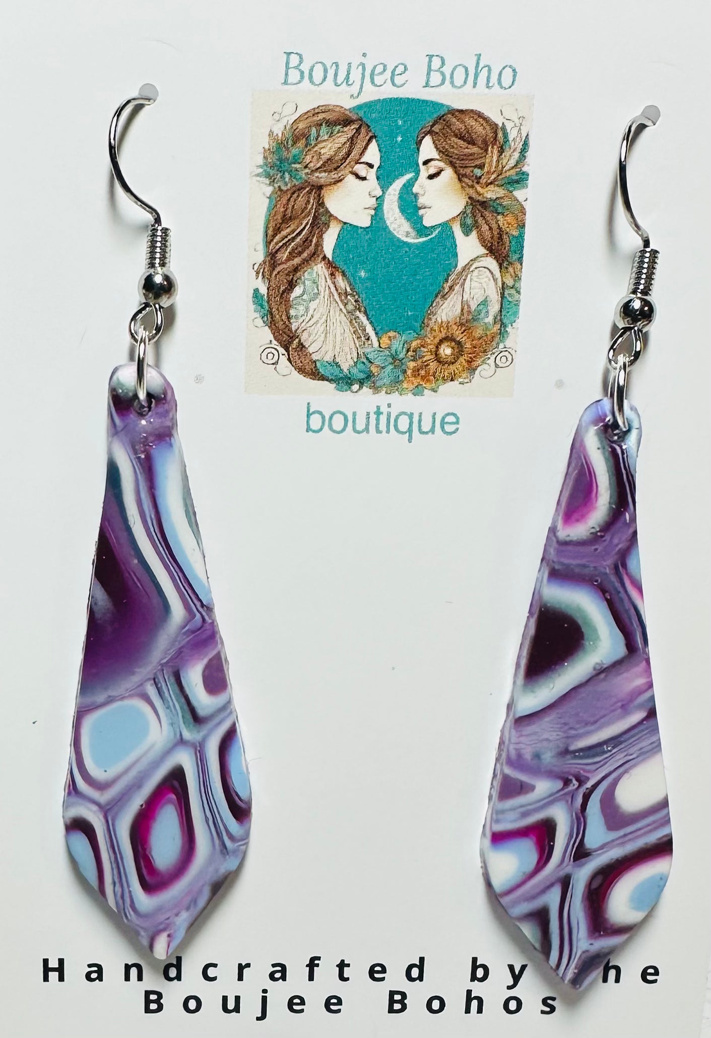 Cosmic Orchid Earrings