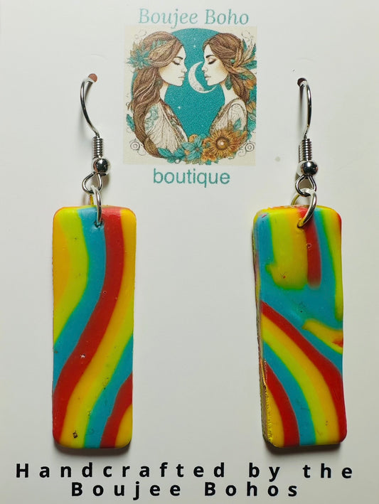 Electric Taffy Earrings