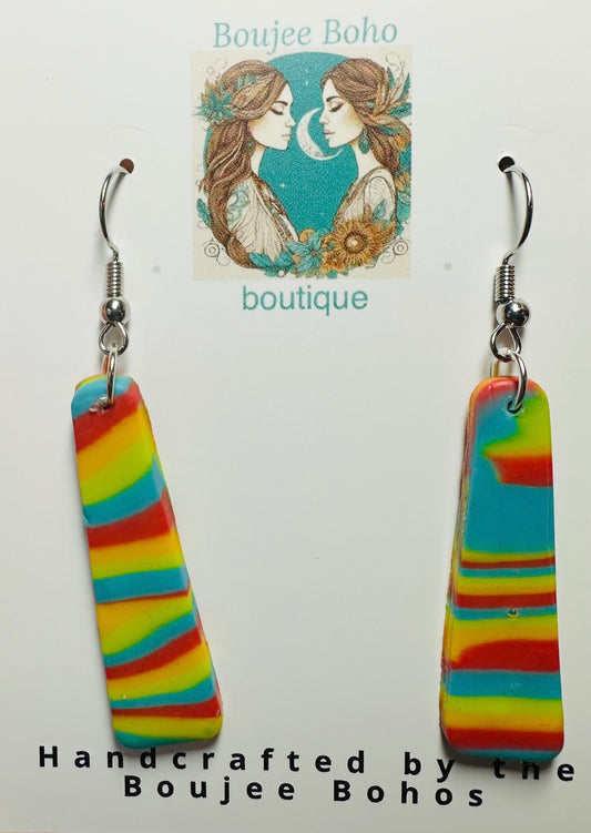Rainbow Road Earrings