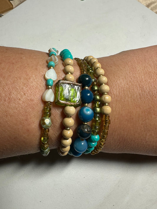 Sacred Shore Wrap Bracelet